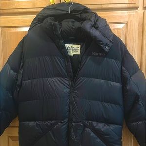 NWT Marmot Down Jacket, Black Insulated Coat, Men’s Medium